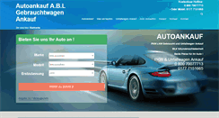 Desktop Screenshot of abl-fahrzeugankauf.de