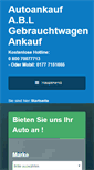 Mobile Screenshot of abl-fahrzeugankauf.de